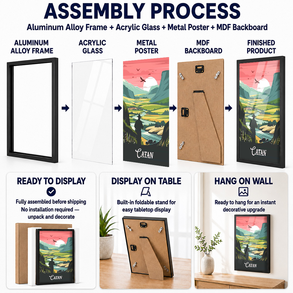 Catan Island Board Game Framed - Board Game Catan 评论和价格