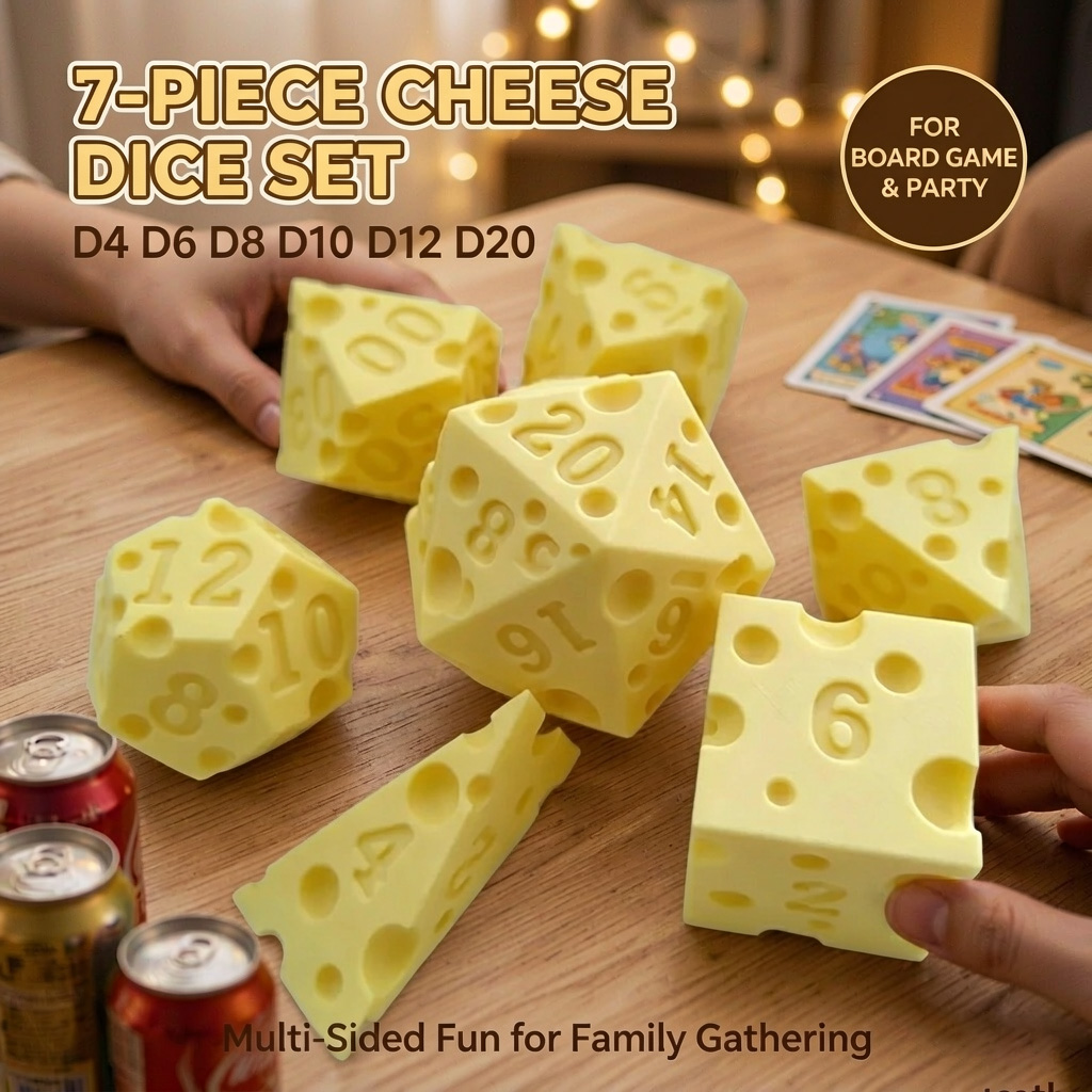 Creative Irregular Cheese Shap - Board Game Live 评论和价格