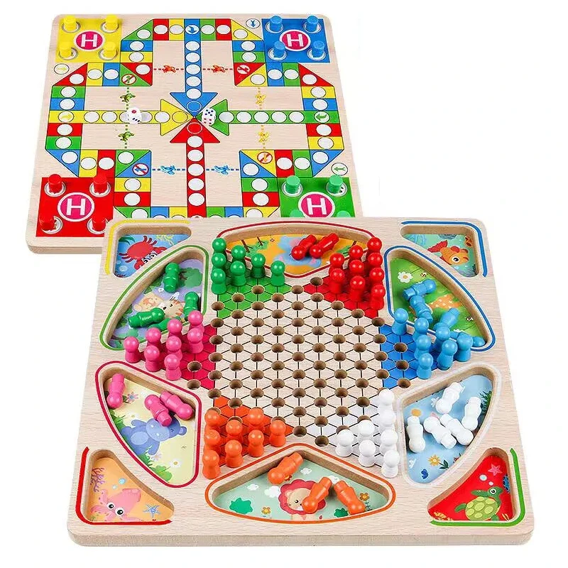 2 in 1 Double-Faced Mini Chess - Board Game Catan 评论和价格